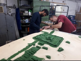 Modellplatte Kastel Arnsburg